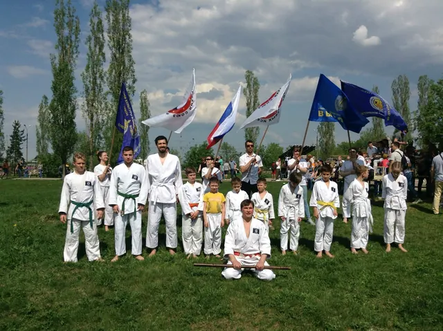 Показательные выступления в Парке Победы