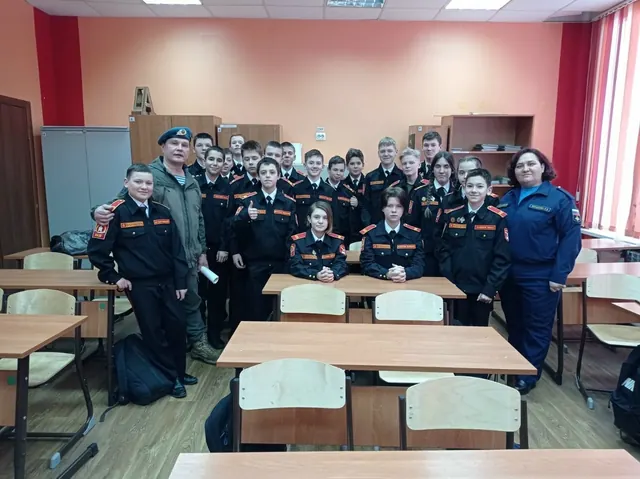 Урок мужества в кадетской школе-интернате